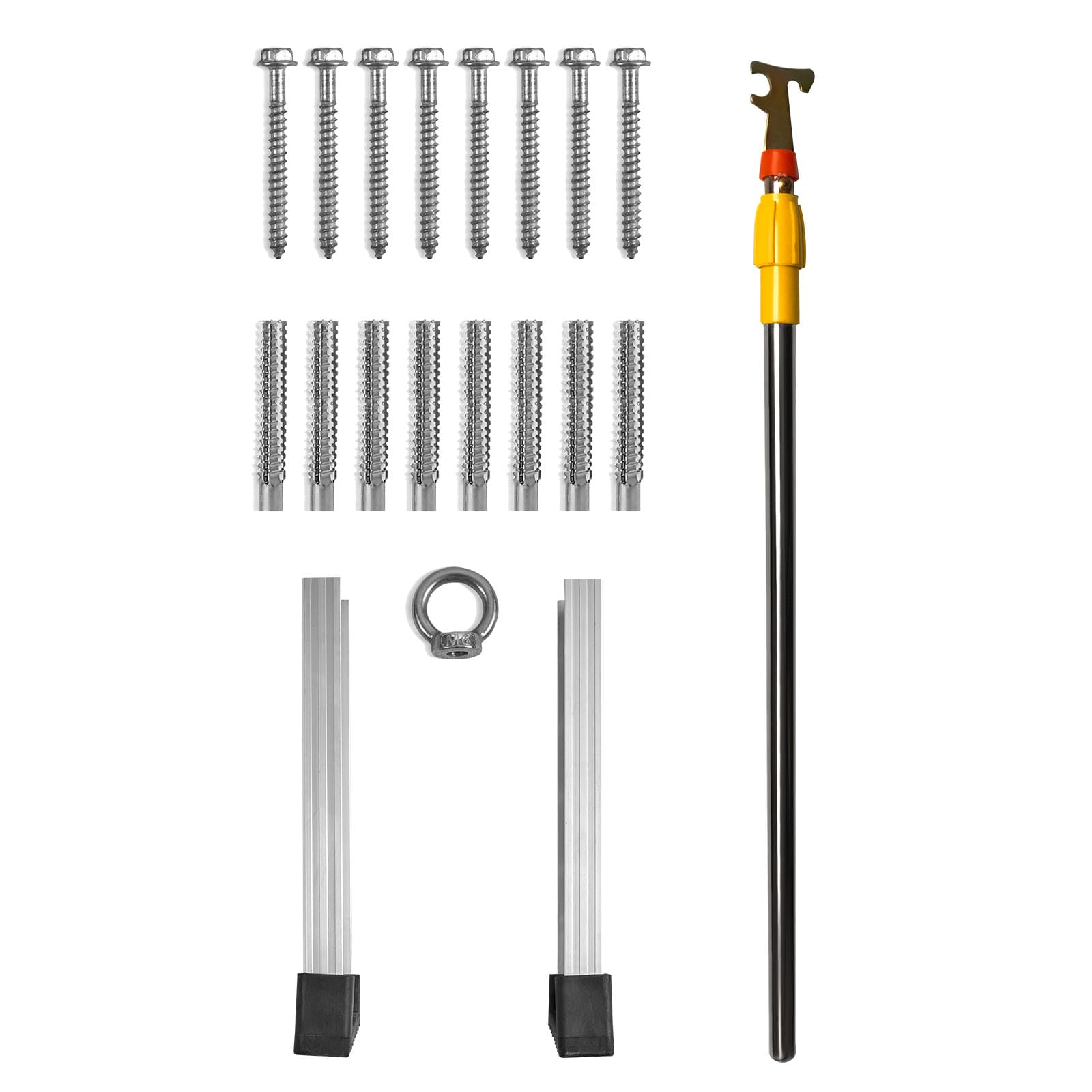 Aluminium Attic Ladder Foldable Multi Purpose Extension Ladder_voghion.com